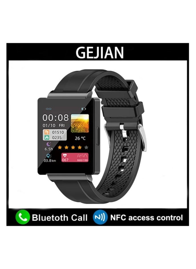 gejian - NFC Smart Watch Men Women 1.85 Full Touch Screen Waterproof Sports Fitness Bracelet Bluetooth Call Smartwatch - Image 1