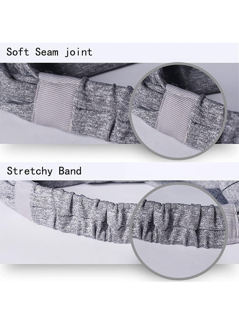 Loquat Yoga Sport Athletic Headband for Women and Men Elastic Non Slip Lightweight Headbands Headscarf for Fitness Exercise Tennis Running Gym Dance Sweat Wicking Sports Headband - Image 3