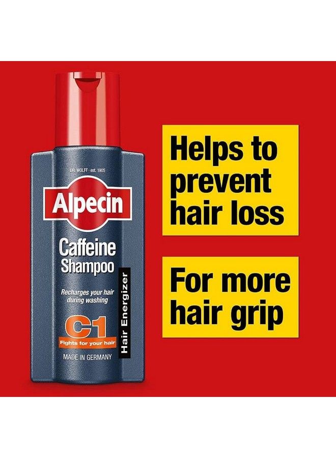 Alpecin شامبو C1 Caffeine المضاد لتساقط الشعر 375 مل؛ شامبو فروة الرأس للتحكم في تساقط الشعر؛ شامبو نمو الشعر الطبيعي يقوي نمو الشعر ويقلل من تساقطه؛ منشط قوي لنمو الشعر - Image 3