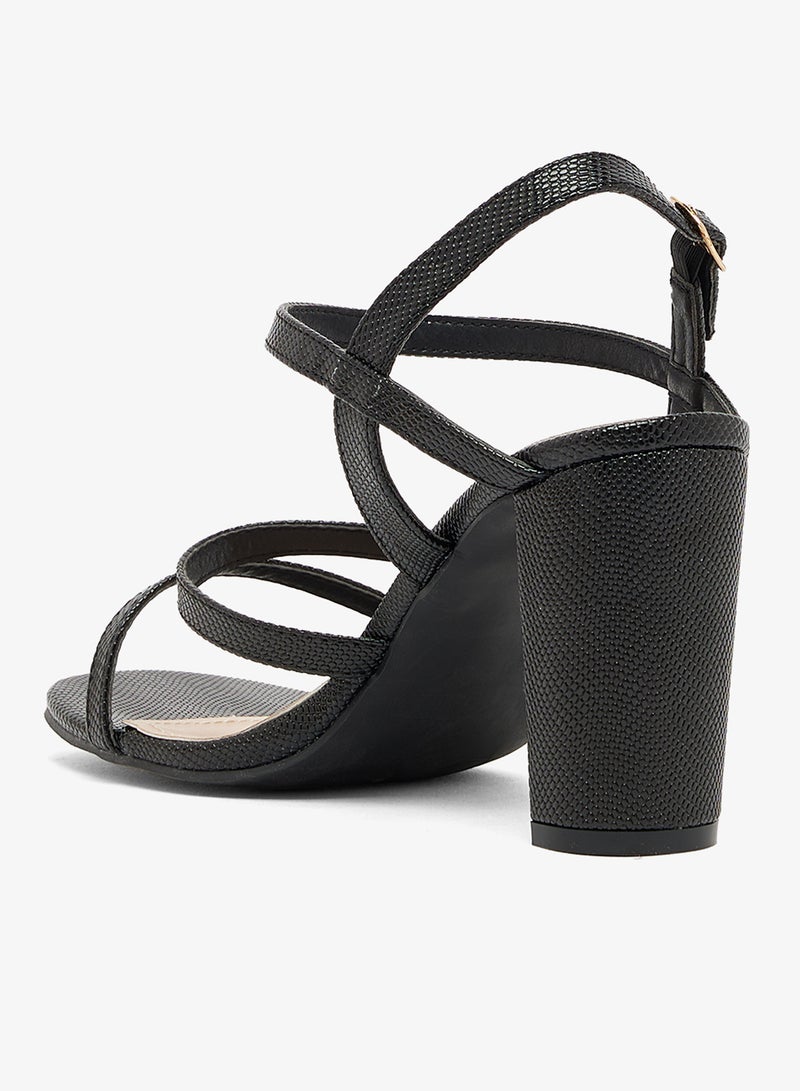 Spot-On Multi Strap Block Heel Sandal - Image 3