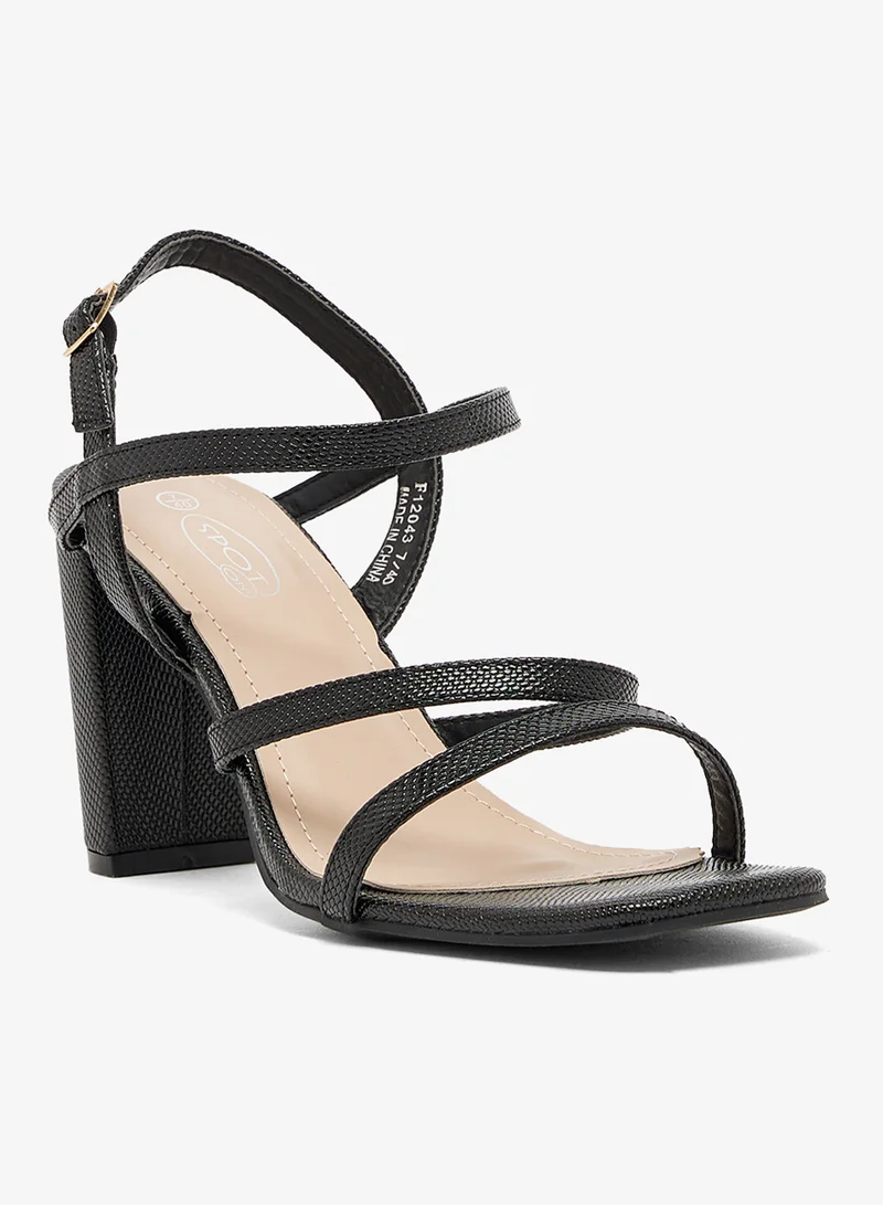 Ginger Multi Strap Block Heel Sandal
