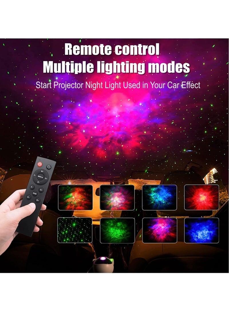 إلترازون Star Projector Night Light with Timer, Remote Control and 360°Adjustable Design, Astronaut Nebula Galaxy Night Light Projector for Children Adults Baby Bedroom, Party Room and Game Room - Image 2