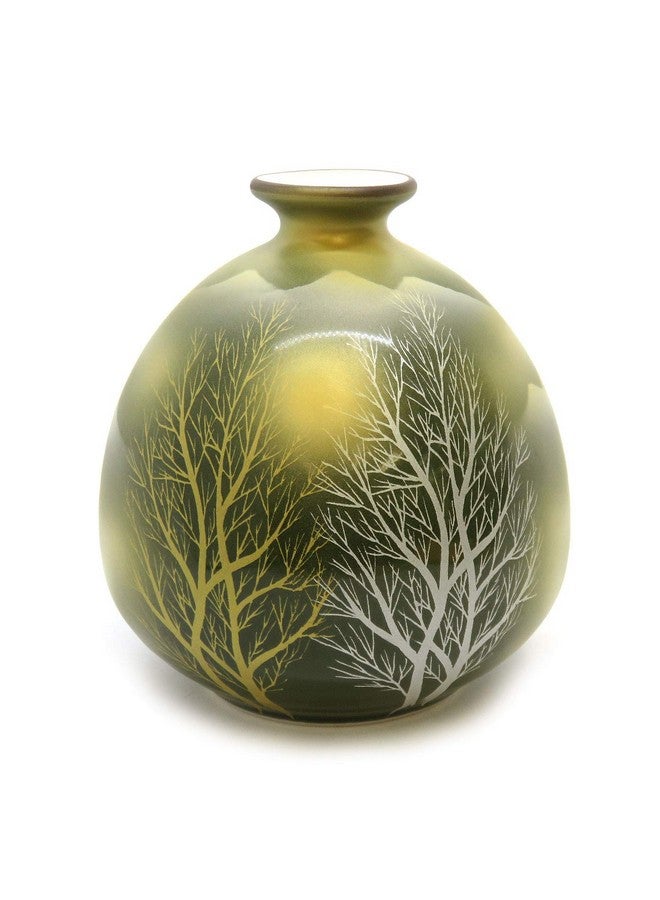 KUTANI YAKI(ware) Vase Gold clouds - Image 1