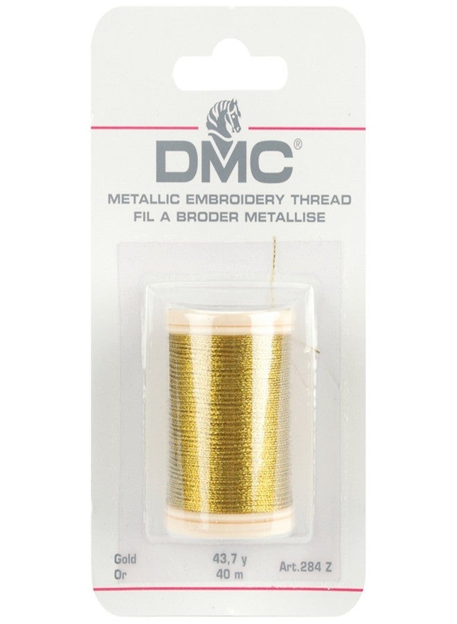 DMC Metallic Embroidery Thread 43.7yd - Gold