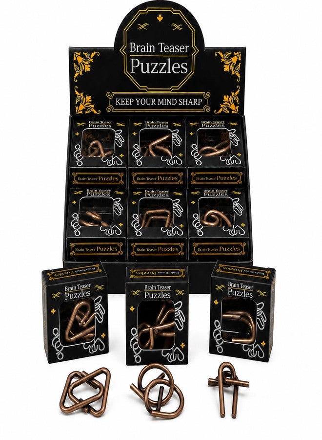 Mytothfy 24 Pcs Brain Teaser Puzzles for Kids Teens Adults - Metal Puzzles 3D Puzzle Game Toys for Adults Teens Kids - Metal Unlock Interlocking Puzzle Adult IQ Education Smart Toys - Image 1