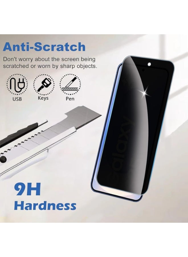 Muzz [2 Pack] Privacy Screen Protector for Nothing CMF Phone 1, Anti-Spy 9H Tempered Glass, Full Coverage, Scratch Resistant,28 ° Full Screen Anti-peeping (Nothing CMF Phone 1) - Image 4