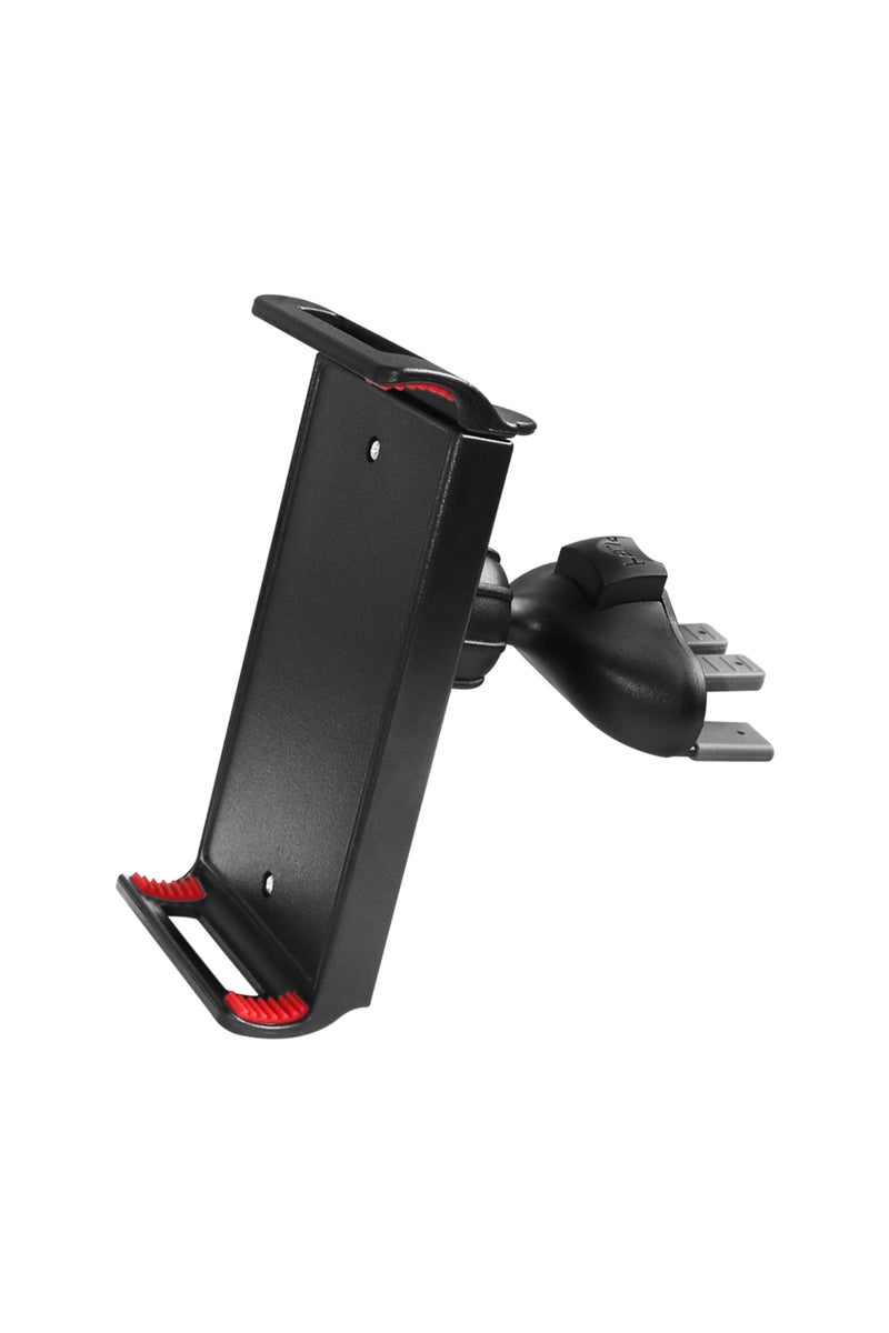 black Universal 4-11 inch Tablet Holder Car CD Slot Air Vent Tablet Bracket Mobile Phone Mount Stand