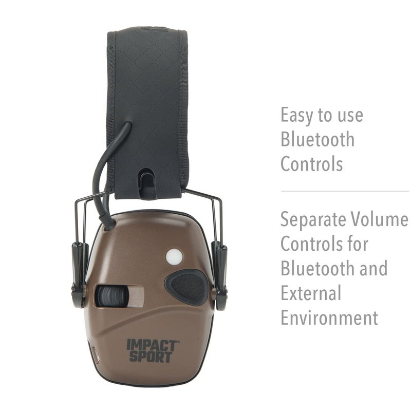 Howard Leight Honeywell Ademco Howard Leight Impact Sport with Bluetooth, Flat Dark Earth (R-02549) - Image 4