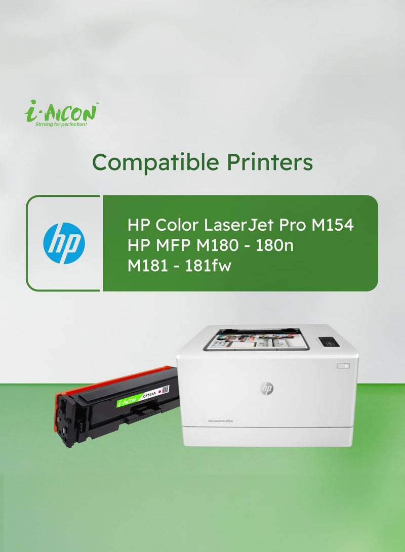 i-Aicon Compatible Laser Toner Magenta (HP CF533A | 205A) - Image 4