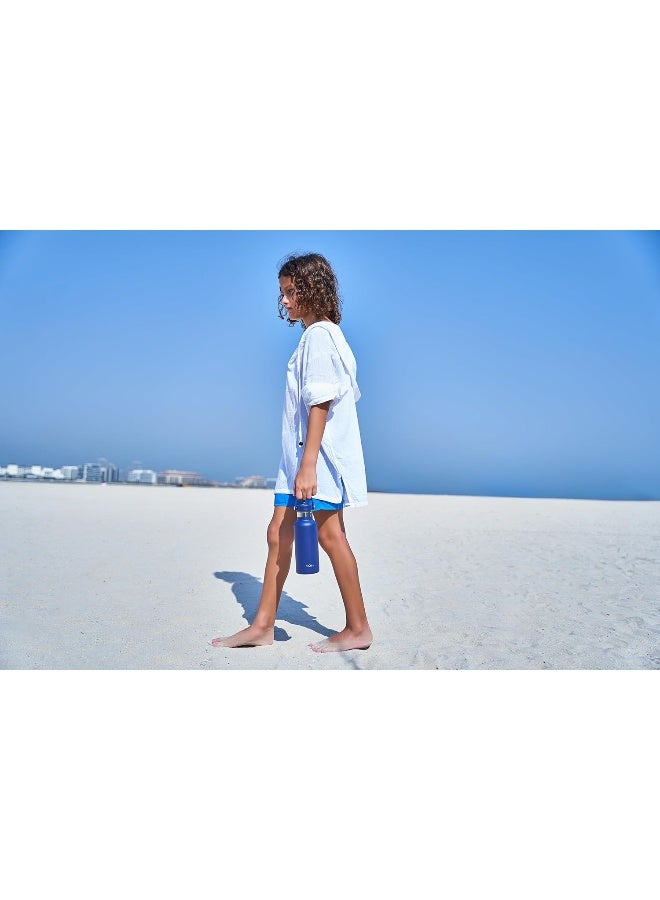 Moya 'Starfish' 500ml Insulated Sustainable Water Bottle Navy - Image 3
