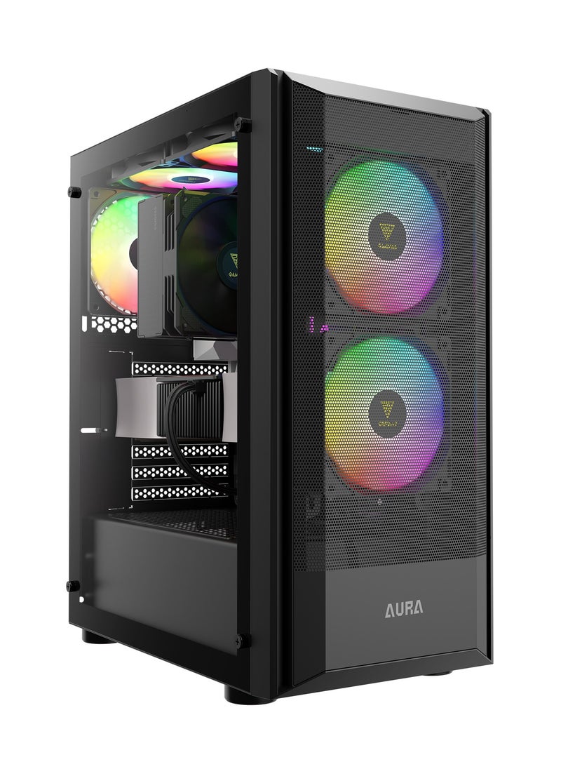 GAMDIAS AURA GC6 ARGB FINE MESH ARGB MID-TOWER CASE  - Image 1