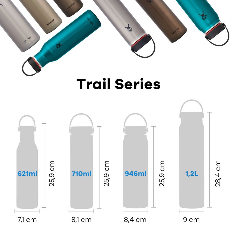 هايدرو فلاسك Hydro Flask Steel 24 OZ خفيفة الوزن على عريض الكبس - Image 3