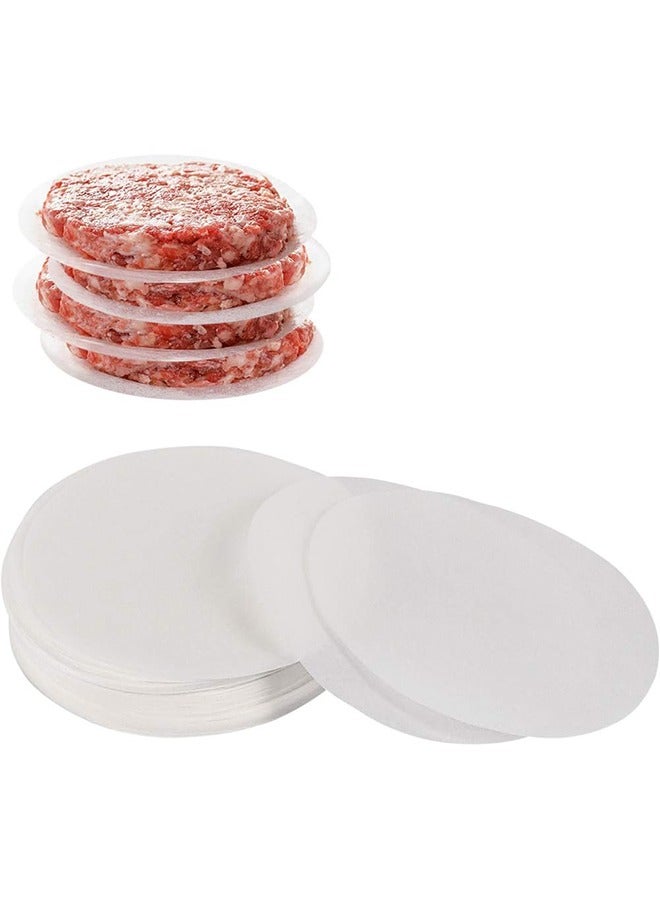 Arabest Hamburger Patty Paper Round 5.5 Inch, Set of 200, Non Stick Patty Paper Sheets for Burger Press, Patty Serperate and Cake Baking - Image 1