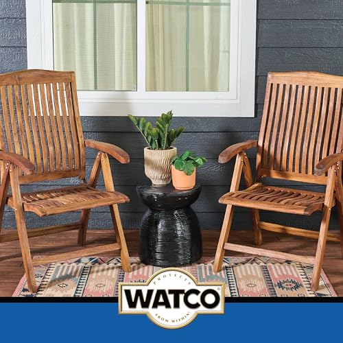 RUST-OLEUM WATCO A67141 Teak Oil One Step Wood Finish for Exterior & Interior Furniture Which Penetrates and Protect from UV, Natural Look (One Quart / 946ml) - Image 5