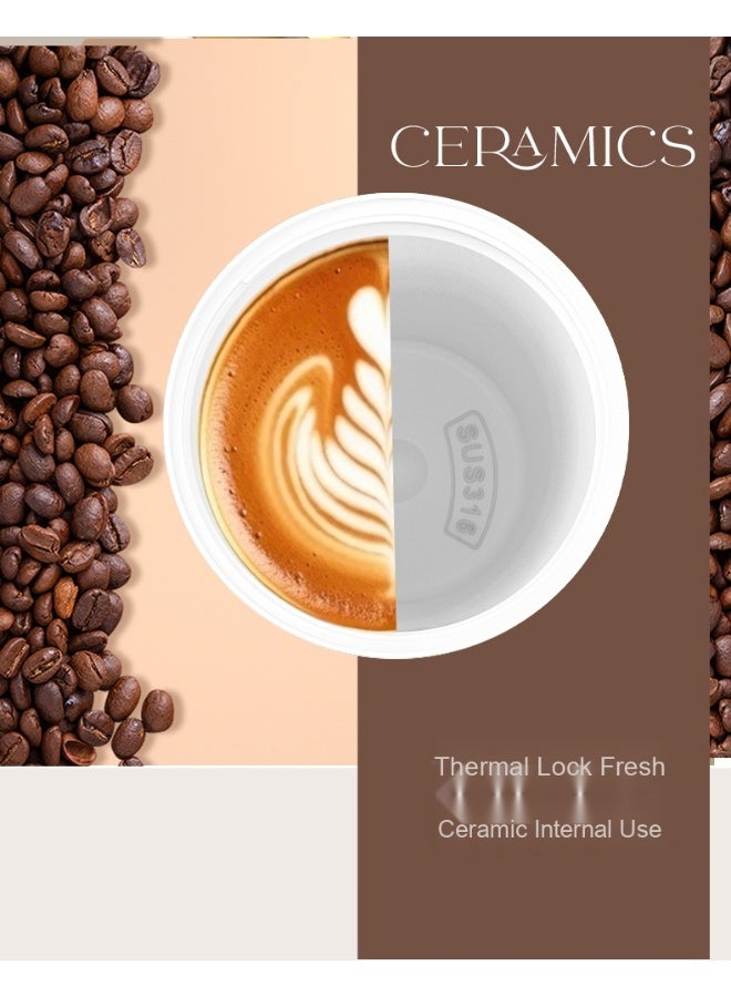 Anna Gift Box Set 316 Stainless Steel Ceramic Lined Double Wall Travel Mug with Large Capacity Straw for Coffee and Water - Image 3