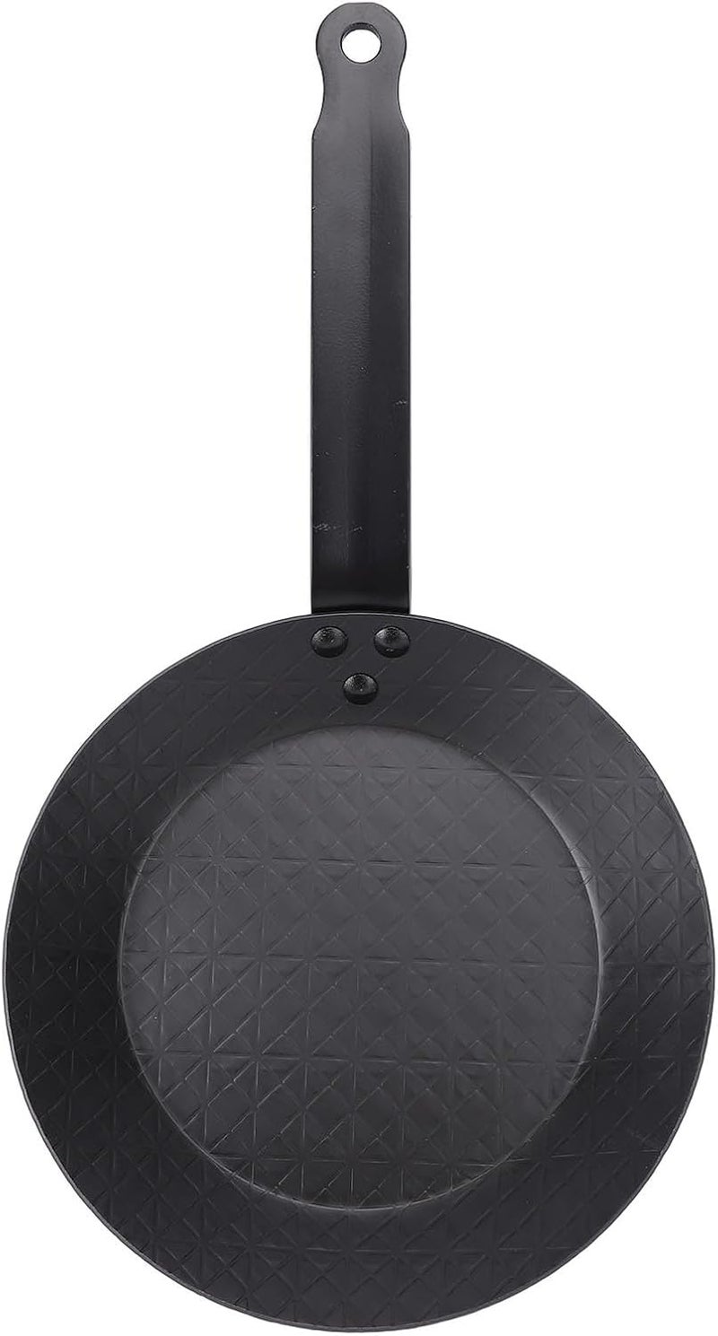 Carbon Steel Frying Pan 10 - Inch Non Stick Omelette Skillet for Gas and Induction Cookers - Uniform Heating, Lightweight Design, Easy to Clean for Versatile Cooking (M) - Image 1