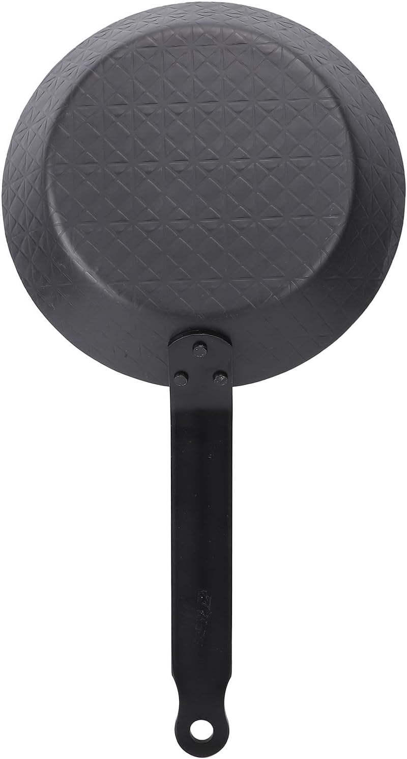 Carbon Steel Frying Pan 10 - Inch Non Stick Omelette Skillet for Gas and Induction Cookers - Uniform Heating, Lightweight Design, Easy to Clean for Versatile Cooking (M) - Image 5