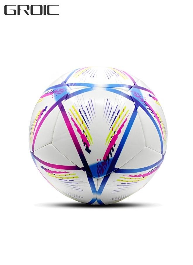 GROIC Soccer Ball Size 5 for Youth and Adult Offical Wear-resisting Football  - Image 1