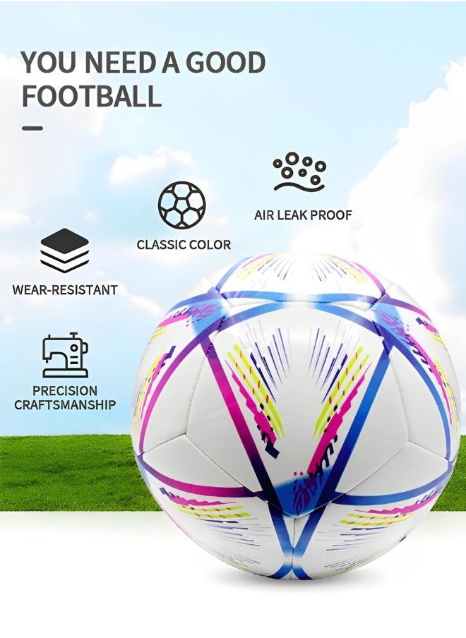 GROIC Soccer Ball Size 5 for Youth and Adult Offical Wear-resisting Football  - Image 2