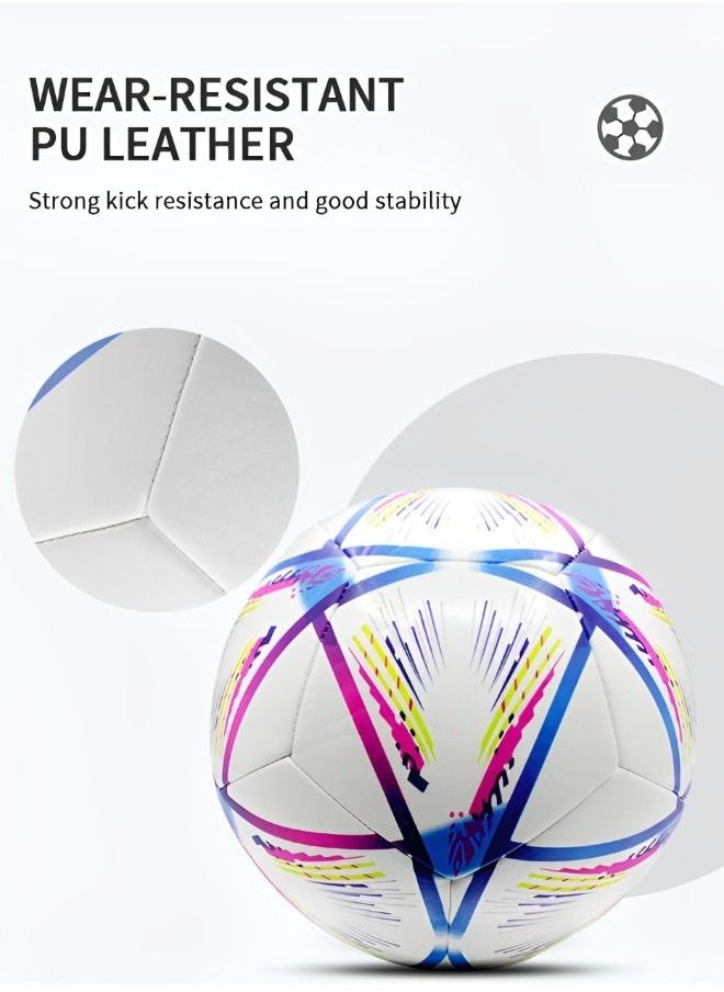 GROIC Soccer Ball Size 5 for Youth and Adult Offical Wear-resisting Football  - Image 4