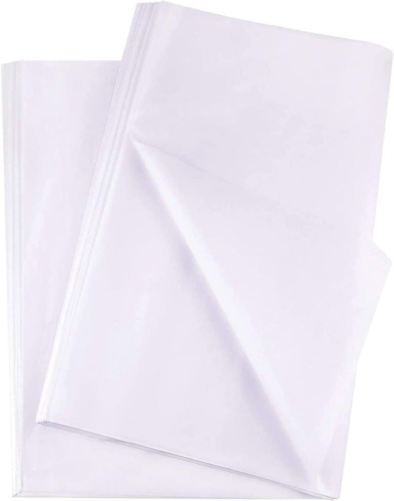 Red Dot Gift® Tissue Paper - 50 Sheets White Wrapping Paper (50 x 75 cm) - Image 1
