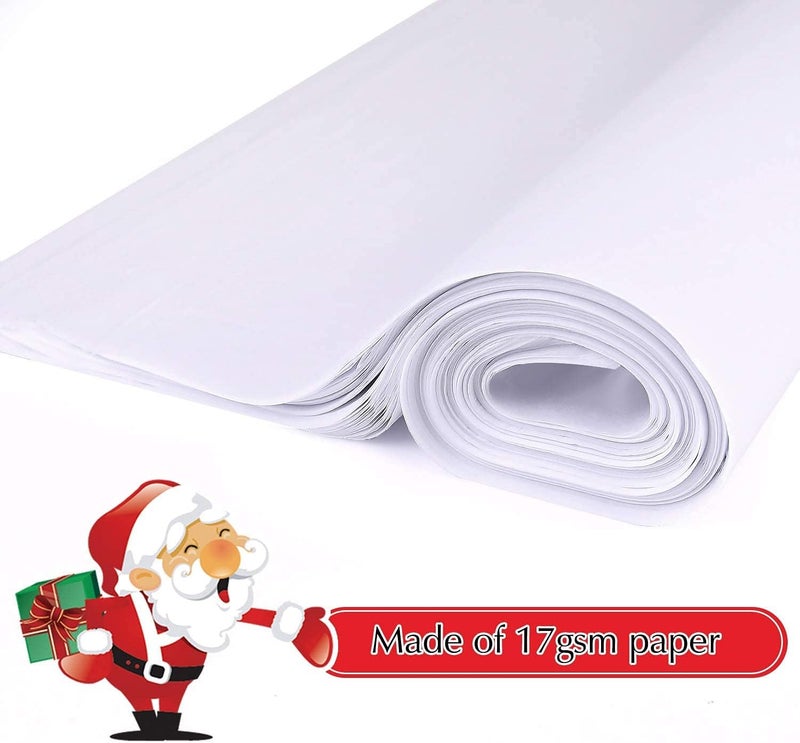 Red Dot Gift® Tissue Paper - 50 Sheets White Wrapping Paper (50 x 75 cm) - Image 4