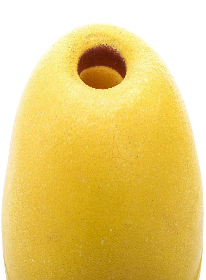 Tlence 8 Pack Oval Water Float, 5.5" x 3.5" Marine Rope Float Buoy, Deep Water Fishing Marker Bulk, Mooring Boat Supplies for Trail Dock Swim Pool Anchor Lines, Yellow(5/8" to 4/5" Hole) - Image 4