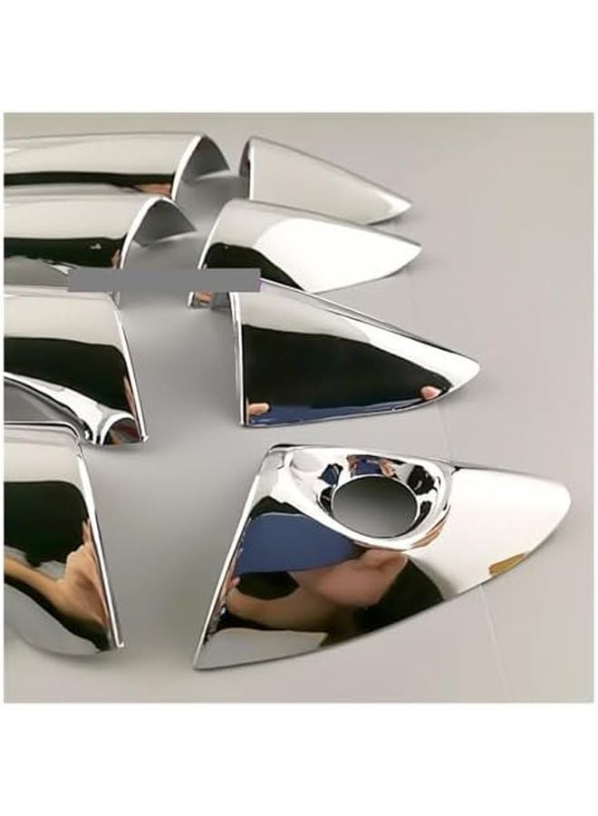 ABS Chrome Exterior Door Handle Cover Trim Moldings For Hyundai Elantra Avante 2011 2015 8PCS Smart Handle - Image 4