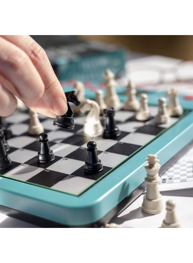 SCS Direct لعبة الشطرنج الإلكترونية الكبرى - العب ضد الخصم أو الكمبيوتر متعدد المستويات، بالإضافة إلى مدرب يتحدث وتمارين مسبقة - مثالية للأطفال والبالغين - مع 8 ألعاب إضافية (الدومينو، الشطرنج، 4 في صف واحد)، هدية - Image 2
