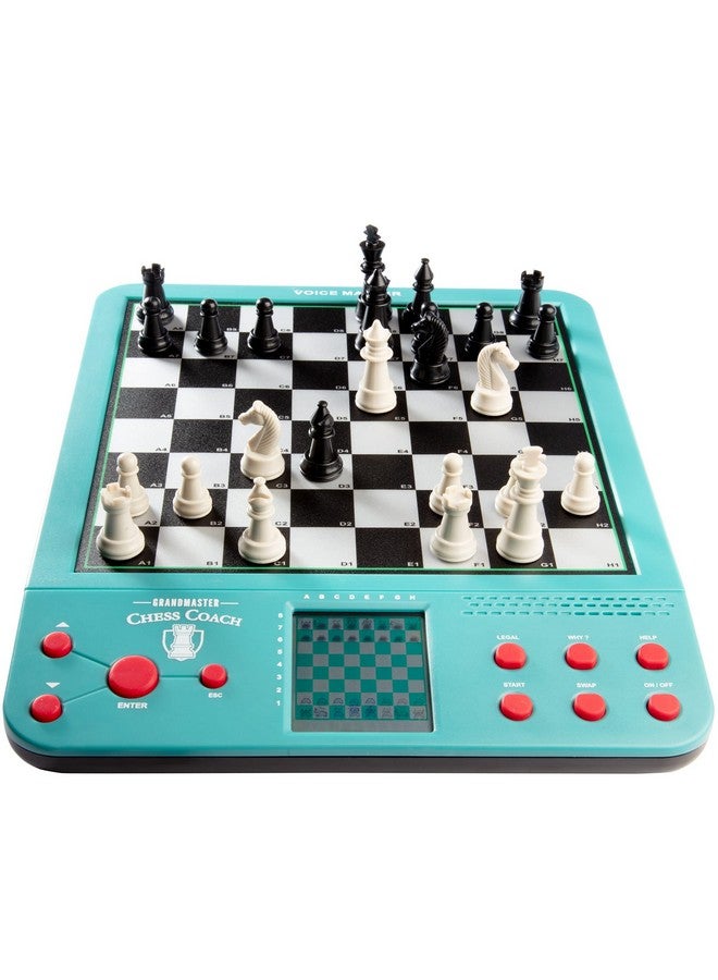SCS Direct لعبة الشطرنج الإلكترونية الكبرى - العب ضد الخصم أو الكمبيوتر متعدد المستويات، بالإضافة إلى مدرب يتحدث وتمارين مسبقة - مثالية للأطفال والبالغين - مع 8 ألعاب إضافية (الدومينو، الشطرنج، 4 في صف واحد)، هدية - Image 3