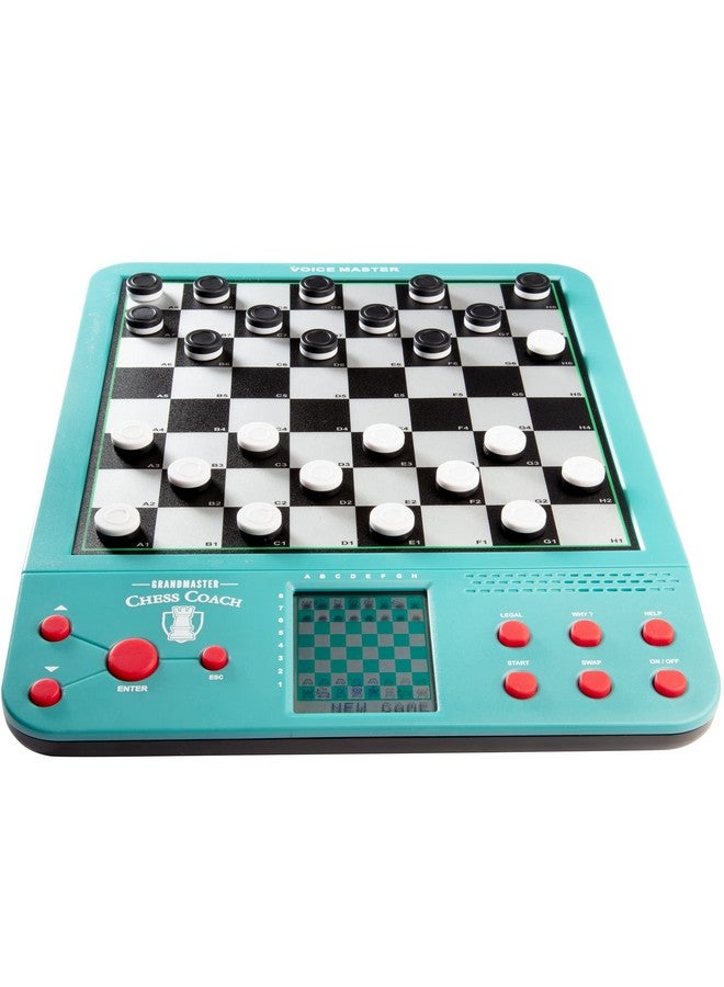 SCS Direct لعبة الشطرنج الإلكترونية الكبرى - العب ضد الخصم أو الكمبيوتر متعدد المستويات، بالإضافة إلى مدرب يتحدث وتمارين مسبقة - مثالية للأطفال والبالغين - مع 8 ألعاب إضافية (الدومينو، الشطرنج، 4 في صف واحد)، هدية - Image 4