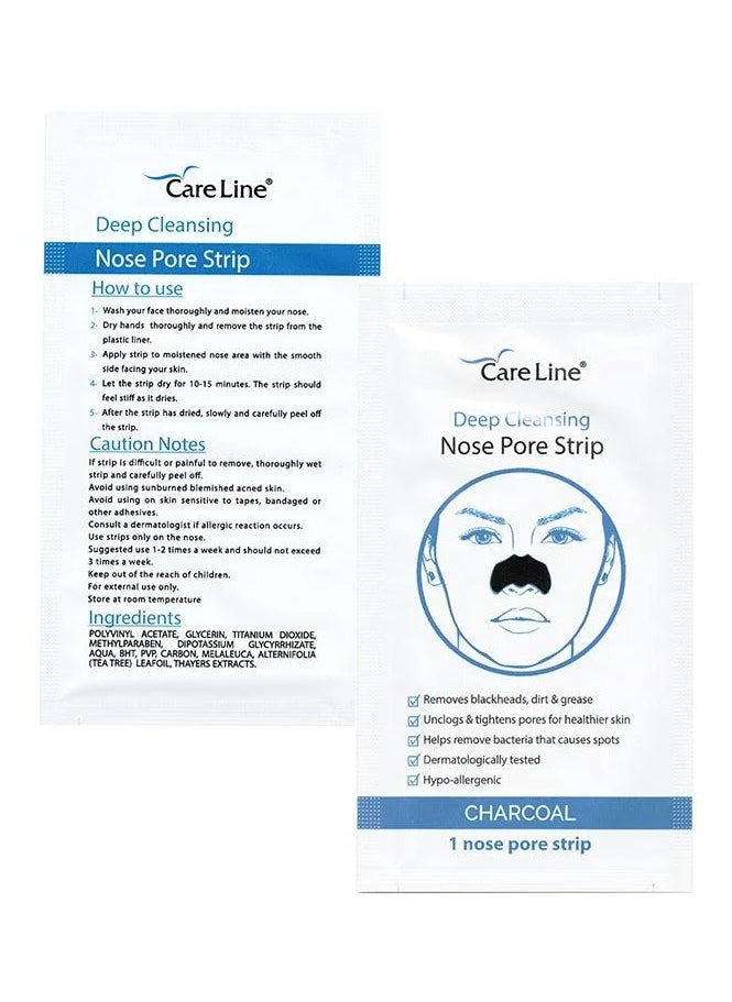 Careline Deep Cleansing Charcoal Nose Strips - 6 Strips  - Image 2