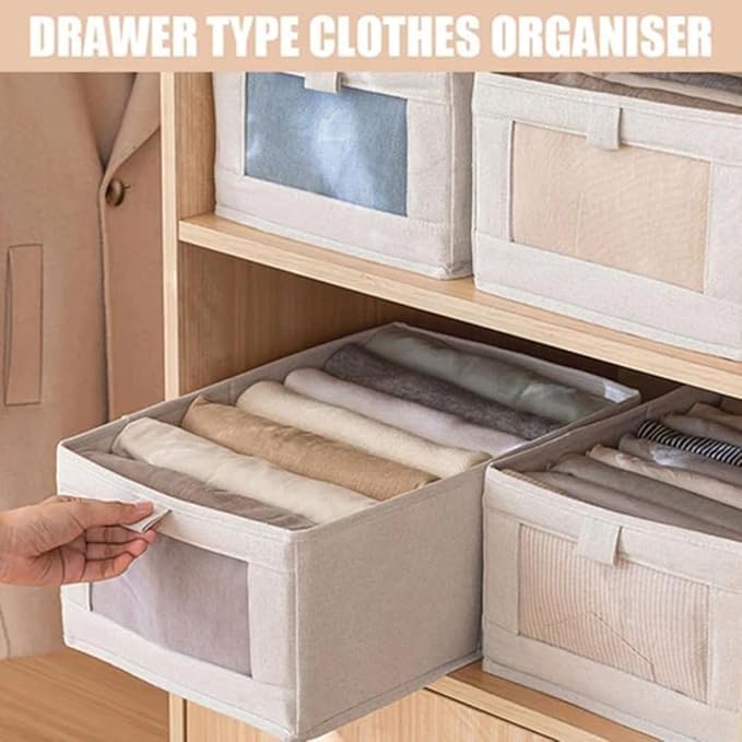 DVL STORE DVL STORE Clothes Organiser Storage Box for Window Pack of 2 - Image 3