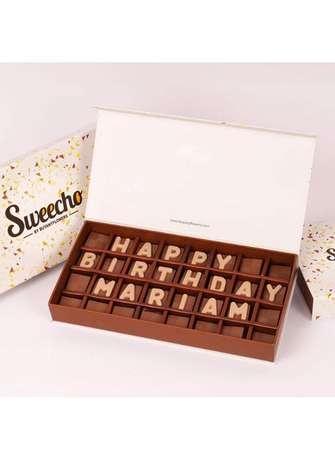Customize Happy Birthday Chocolates By Sweecho