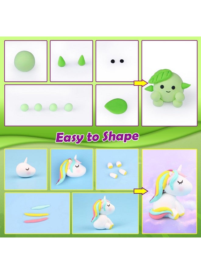 ESSENSON Air Dry Clay 76 Colors, Modeling Clay For Kids, Diy Molding Magic Clay For With Tools, Toys Gifts For Age 3 4 5 6 7 8+ Years Old Boys Girls Kids - Image 4