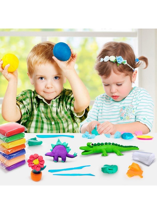 ESSENSON Air Dry Clay 76 Colors, Modeling Clay For Kids, Diy Molding Magic Clay For With Tools, Toys Gifts For Age 3 4 5 6 7 8+ Years Old Boys Girls Kids - Image 5