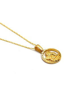 Gold Zone Real Gold Round Necklace  - Image 2