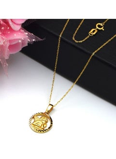 Gold Zone Real Gold Round Necklace  - Image 4
