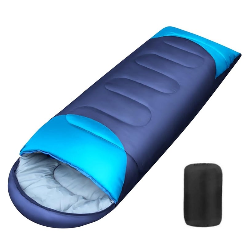 DAYONG Camping Sleeping Bag, Lightweight Portable Adults Sleeping Bag with Pillow EyeMask Earbuds Carry Bag, Compact Warm Sleeping Bag for Outdoor Traveling Hiking Climbing Backpacking. - Image 1
