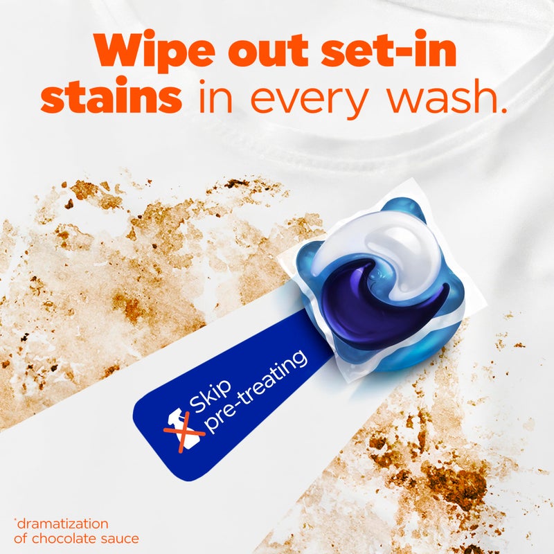 Tide Oxi Boost Power PODS Laundry Detergent Pods, 45 Count, HE Compatible, Stain Remover Plus Oxi Power, Removes Tough Set-In Stains - Image 3