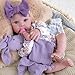 Aori Reborn Baby Dolls Lifelike 20 Inches  Realistic Newborn Girl Dolls with Feeding Toy Kit That Look Real Nice Companion Gift Set for Kids GrandParents - Image 2