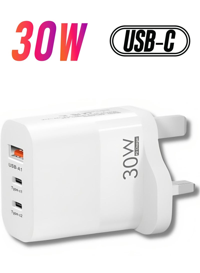 Denx "White Dual PD Port Wall Charger by DENX: Model M/DX222" - Image 1