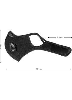 Generic Mesh Reusable Sport Mask with Activated Carbon Filter - Ultimate Protection for Dust, Pollen, & More  - Image 5