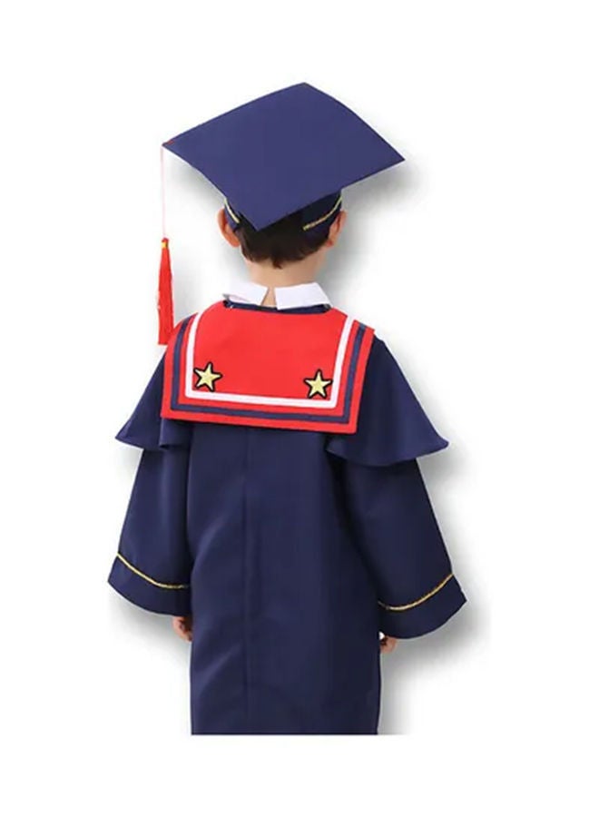 NIBEMINENT Kids Graduation Role Pretend Play Costume With Cap - Image 4