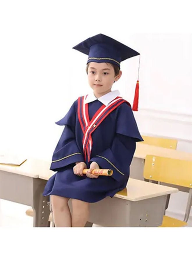 NIBEMINENT Kids Graduation Role Pretend Play Costume With Cap - Image 5