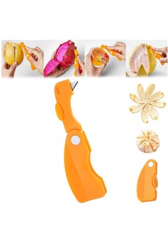 Folding Multifunctional Peeler,New Orange Peeler, 5 in 1 Vegetable and Fruit Peeler, Creative Kitchen Orange Peeling Gadget