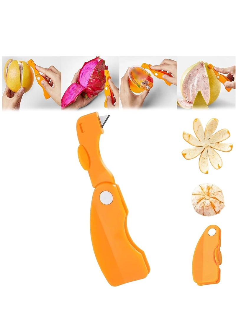 Generic - Folding Multifunctional Peeler,New Orange Peeler, 5 in 1 Vegetable and Fruit Peeler, Creative Kitchen Orange Peeling Gadget - Image 1