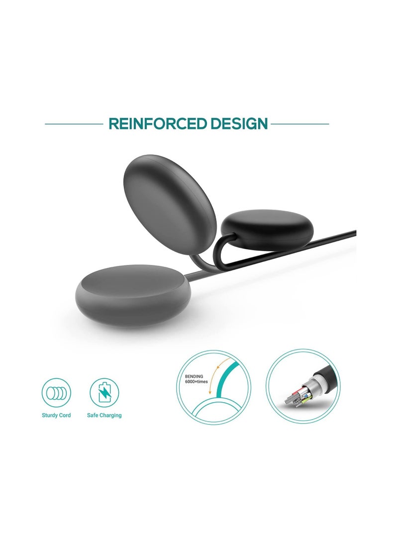 Zikra Compatible with Google Pixel Watch Charger, USB C Magnetic Charging Dock Cable for Google Pixel Watch, Black - 3.3ft 100cm - Image 4