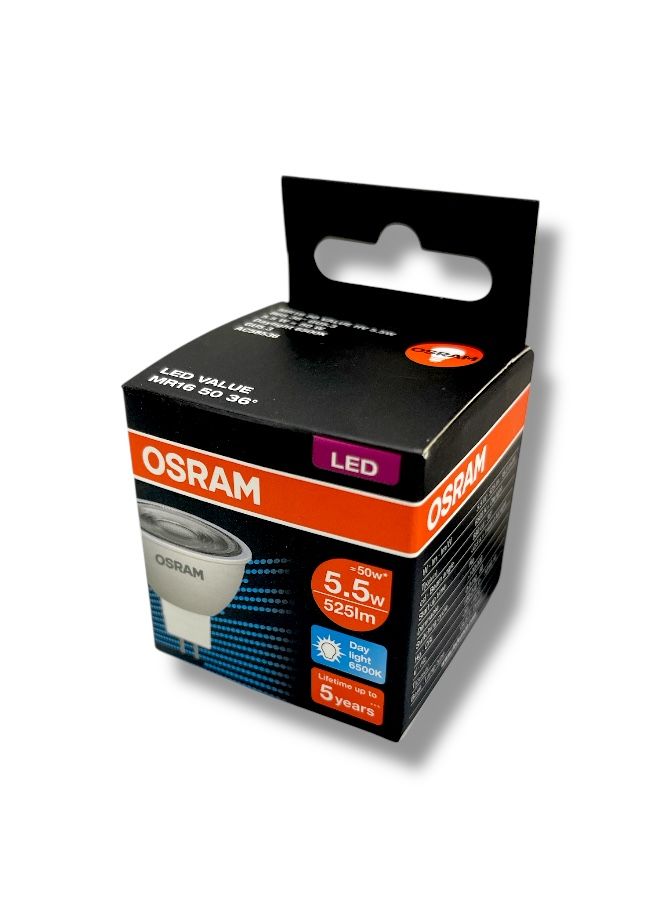 OSRAM LED Lamp 100% Original  (Daylight, 5.5W, GU5.3 Base) - Image 4