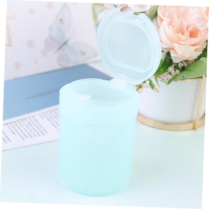 Cotton Swab Organizer Storage Box With Pressable Lid Easy To Clean 1 Piece - Image 5